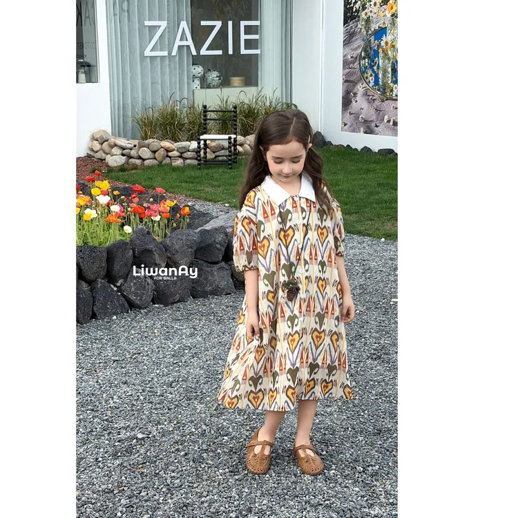 LIWANAY/黎婉娜新款艾特莱斯夏季新款母女装时尚      #25050802#