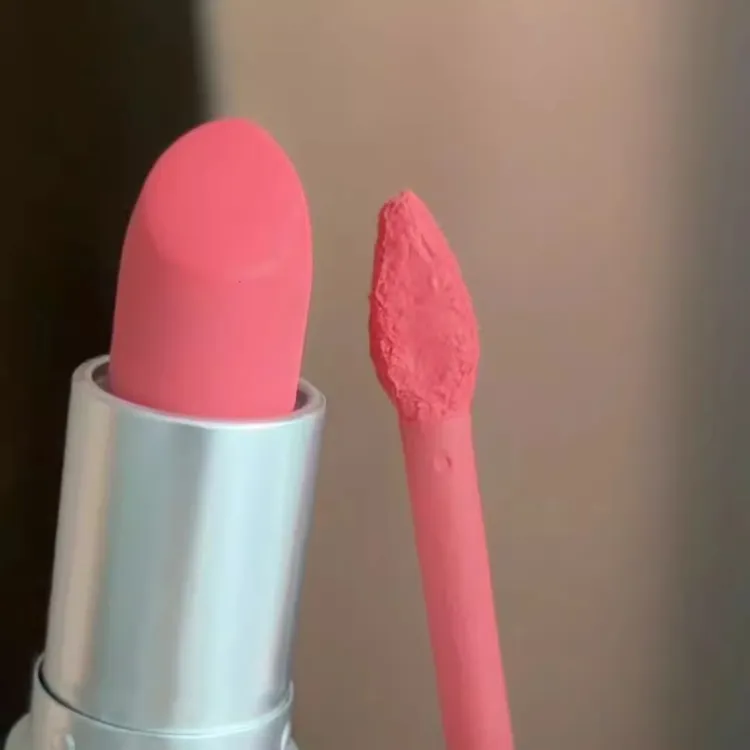 韩系甜妹蜜桃~郁金香唇釉不沾杯不掉色唇霜春夏甜桃玫瑰色口红女