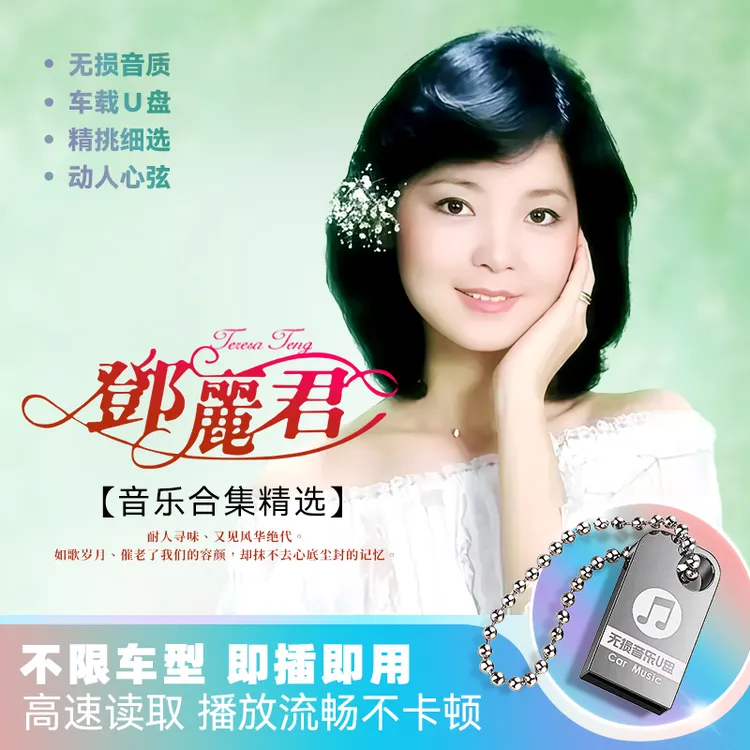 邓丽君经典歌曲u盘甜歌精选老歌全集汽车载无损音乐优盘