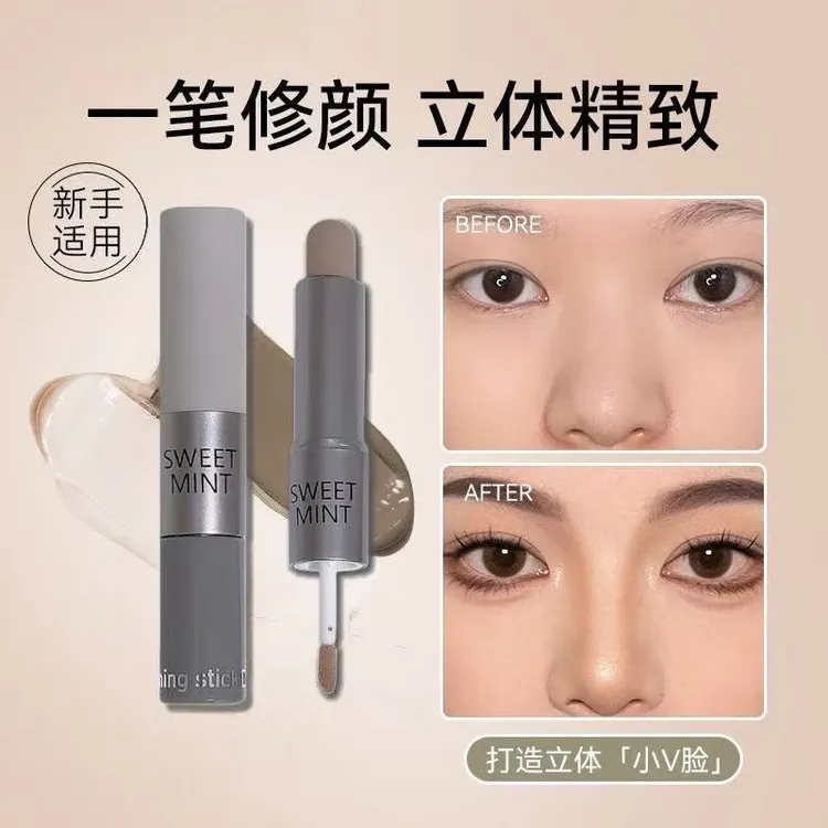 Sweet Mint双效修容棒立体修饰面部阴影哑光显色自然持久推荐商品图