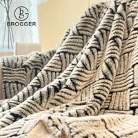 brogger2025新款盖毯轻奢毯子四季保暖空调办公室午睡加厚毛毯