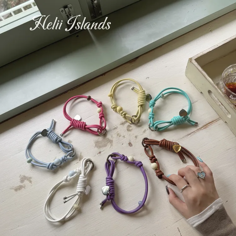 【冰岛彩绘】赫俐群岛可拎手机挂绳皮质手工编绳手机挂件手机壳装饰