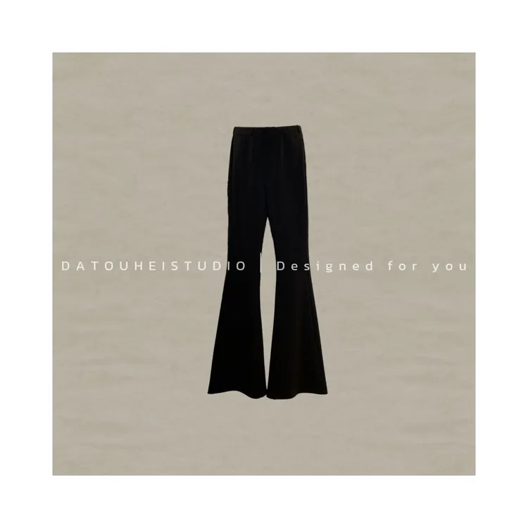 【DATOUHEI 秋冬新品】“黑长直爆款"显瘦加绒喇叭裤D224K21833