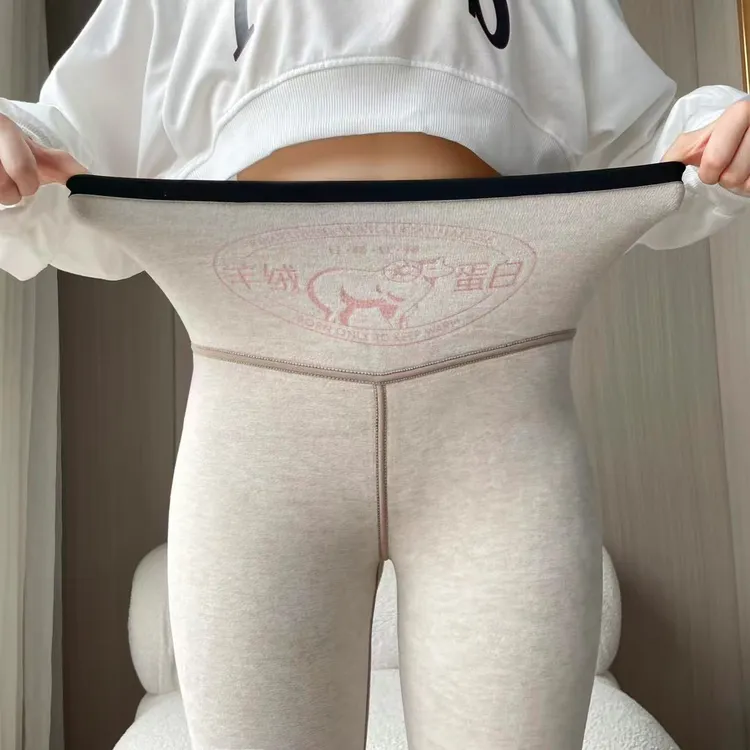 升级款羊毛加厚高腰收腹提臀鲨鱼裤秋冬打底瑜伽裤