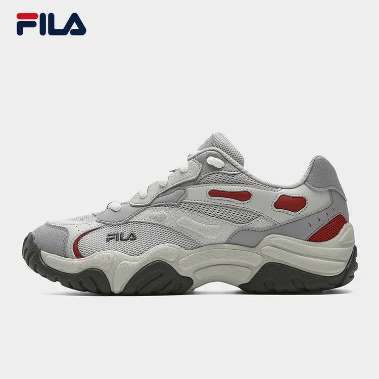 Fila/斐乐情侣老爹鞋26春新款【珊瑚鞋】增高复古运动鞋F12M612117F