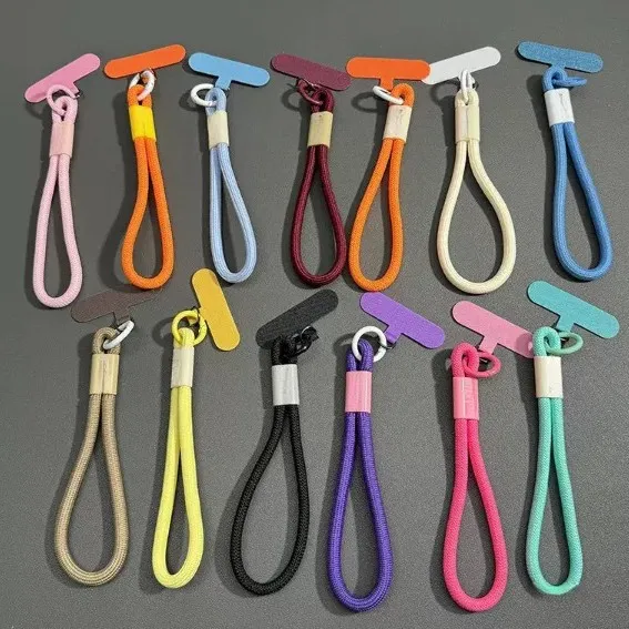 手腕款简约手机挂绳男女短款ins旅游出行时尚手绳结实耐用防断新