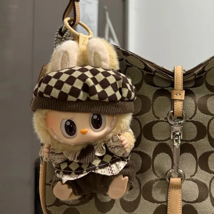 【新人福利】拉布布娃衣labubu一二三代针织套装玩具15可穿特色娃衣