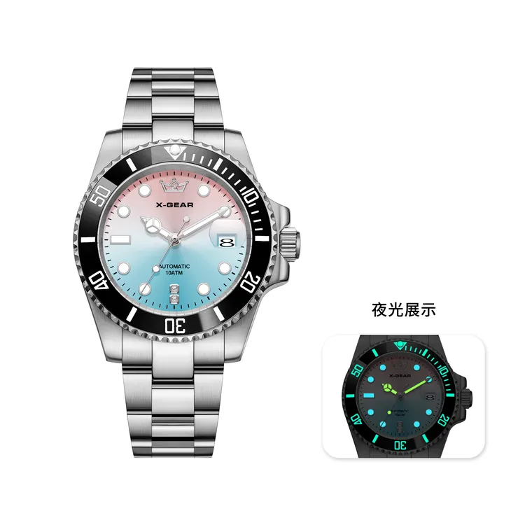 X-GEAR鬼王系列防水全自动夜光男士机械腕表 XG86139