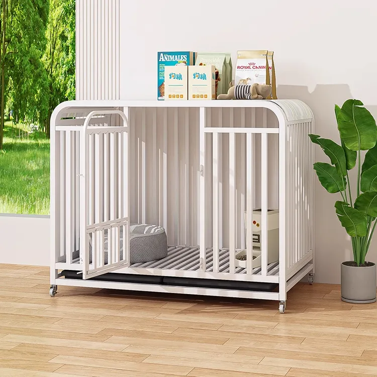 狗笼子室内中大型犬围栏家用带托盘一体式加大型犬专用加厚狗笼子