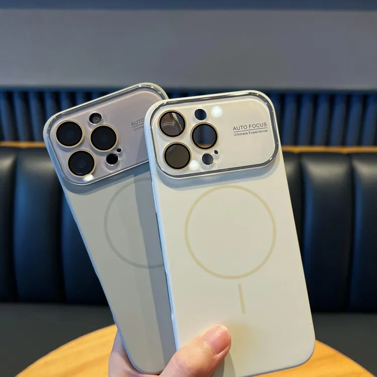 大视窗秒变iPhone17适用苹果16手机壳磁吸高级硅胶一体AI相机按键