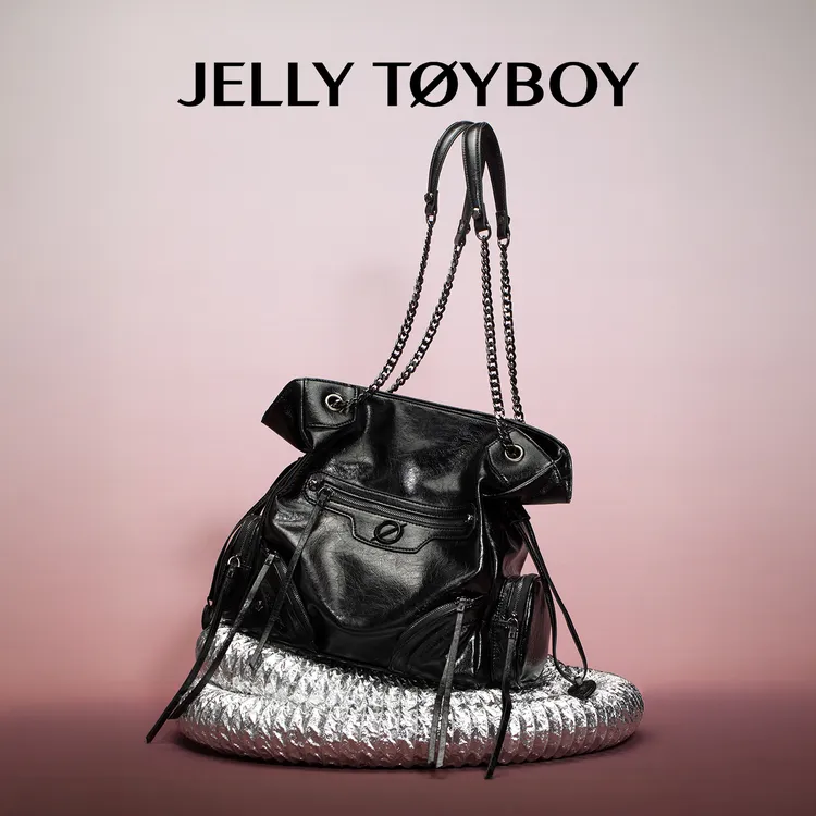 jtb包包极光垃圾袋.新款大容量流浪包百搭托特包单肩斜挎包双肩包