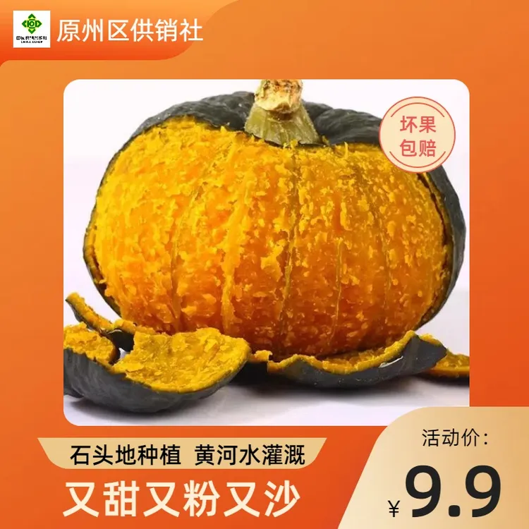 【2斤尝鲜】精选石头地贝贝南瓜，板栗口感，粉糯香甜，优质宝宝辅食