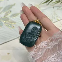 【凰一品】 塔青老料观音吊坠18k金