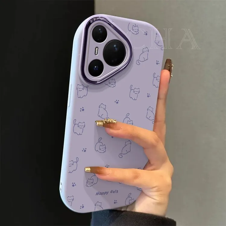 适用华为pura80手机壳卡通华为p60pro防摔全包pura70pro+新款保护
