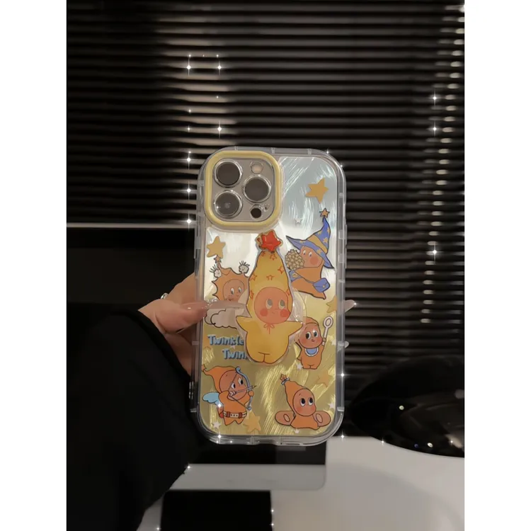 拼接小黄人适用苹果16promax手机壳iPhone15泡芙华为mate60小米15