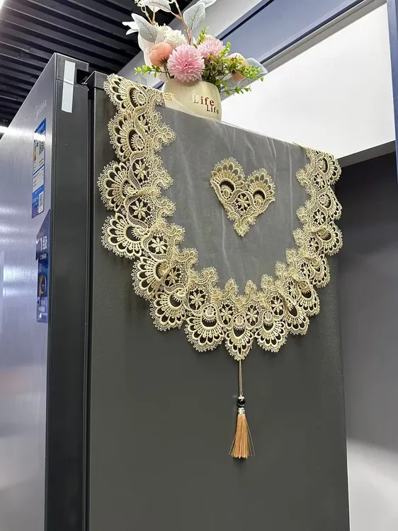 151ks（60x160cm椭圆）珞光纱网纱蕾丝冰箱洗衣机巾