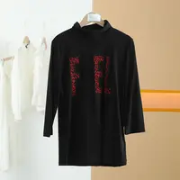 【半价q仓-唐长老自营】货号4707女装春秋新款简约休闲T恤M