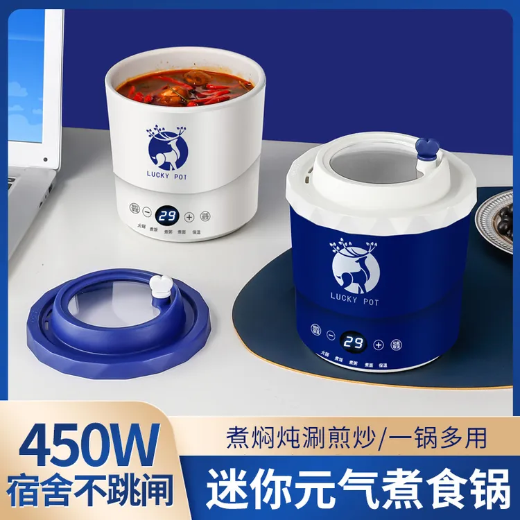 电煮锅宿舍学生锅电泡面锅多功能迷你小型煮锅家用泡面一体电火锅