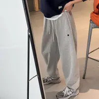 琴仔 D字母小标可调节直筒卫裤Q152