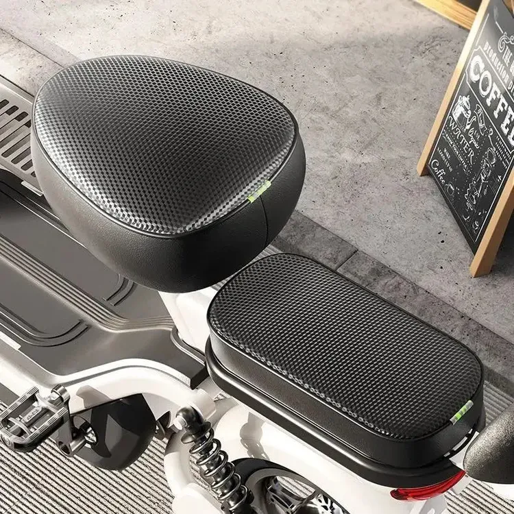 电动车座套电动车坐垫套防水防晒皮革座套加厚电动自行车通用座套