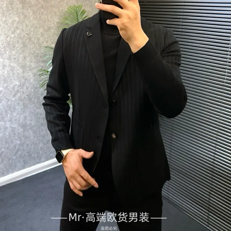时尚高品质·竖条商务·休闲西服‖25早秋新款·轻奢系列