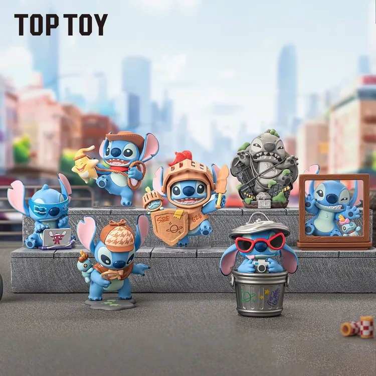 【送礼好物】TOPTOY迪士尼史迪奇城市大冒险系列手办盲盒周边好物