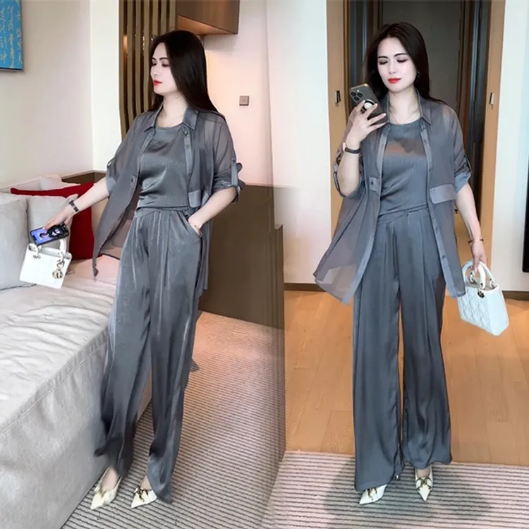 【赠运费险】夏季新款穿搭气质休闲显瘦不挑人防晒减龄三件套装129