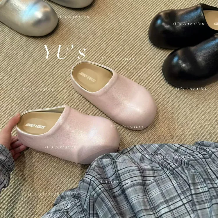 H55梦幻泡泡～手抓纹热气球廓形博肯鞋5cm21-2359【Huang】