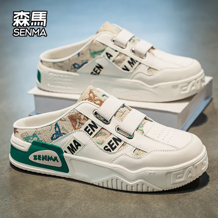 森马男鞋夏季透气包头半拖鞋男款2025新款男士户外运动拖鞋男板鞋