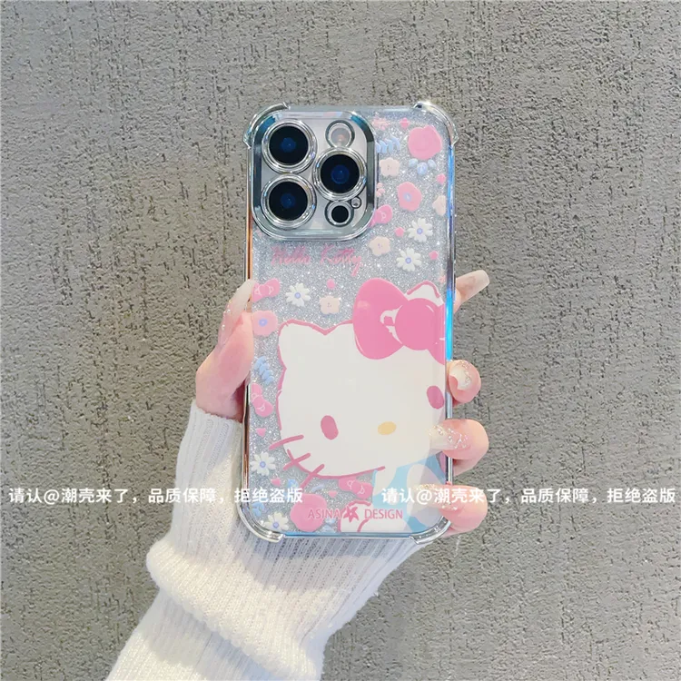 6D四角防摔壳适用苹果16/iPhone/华为荣耀/OPPO/VIVO小米手机壳潮