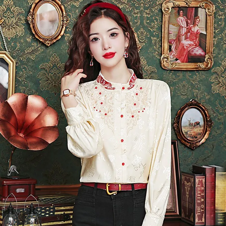 《1号链接》高品质孤品样衣新中式绣花气质