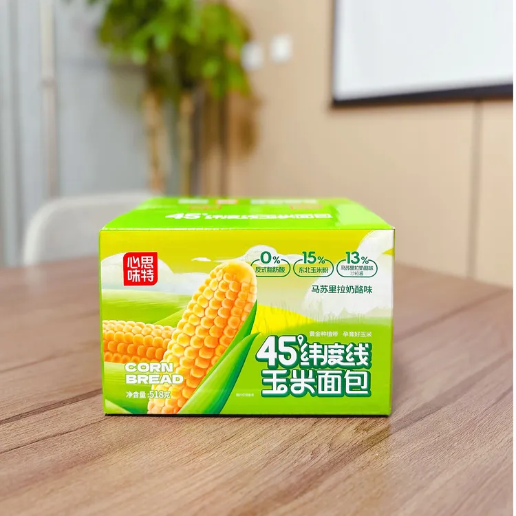 FL 方青推荐 马苏里拉奶酪味  鲜香柔软 玉米面包 518克