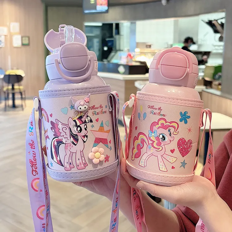 吸管杯女316儿童保温杯高颜值学生上学专用水杯幼儿园可爱新水壶