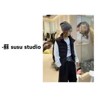 SU 马甲90白鸭绒通勤风保暖女防风立领短款修身型冬季 H0808