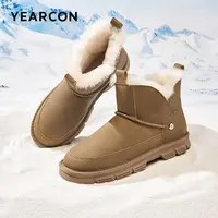 意尔康冬季时尚休闲男鞋雪地靴S613DM26337W