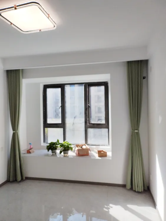 5米布窗帘，加罗马杆配件，120