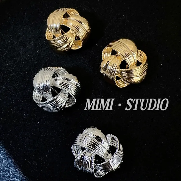 铜合金耳饰 高级大气欧美 （扭圈耳扣）秋冬必备