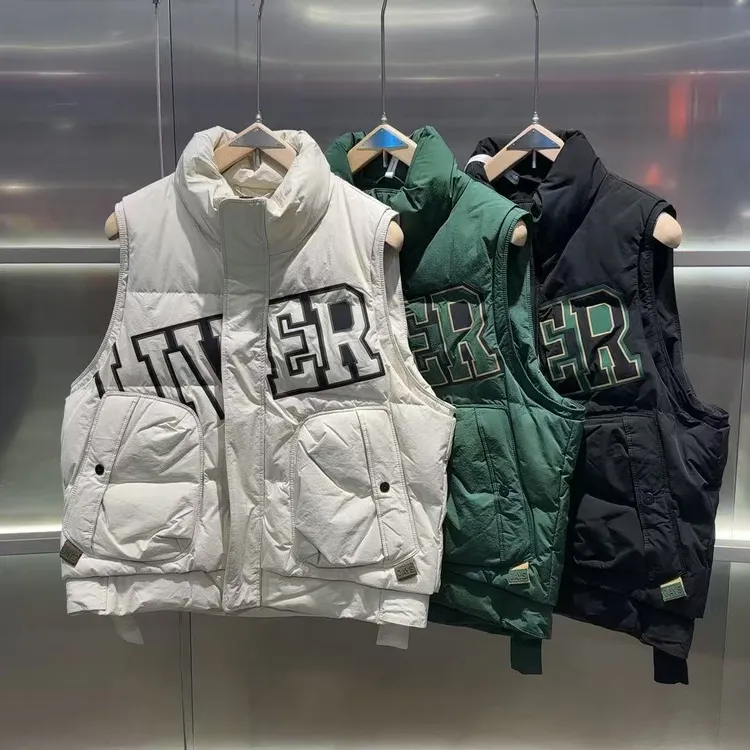 582 素劲2 户外登山冬季潮牌保暖立领羽绒马甲 MJD-1161