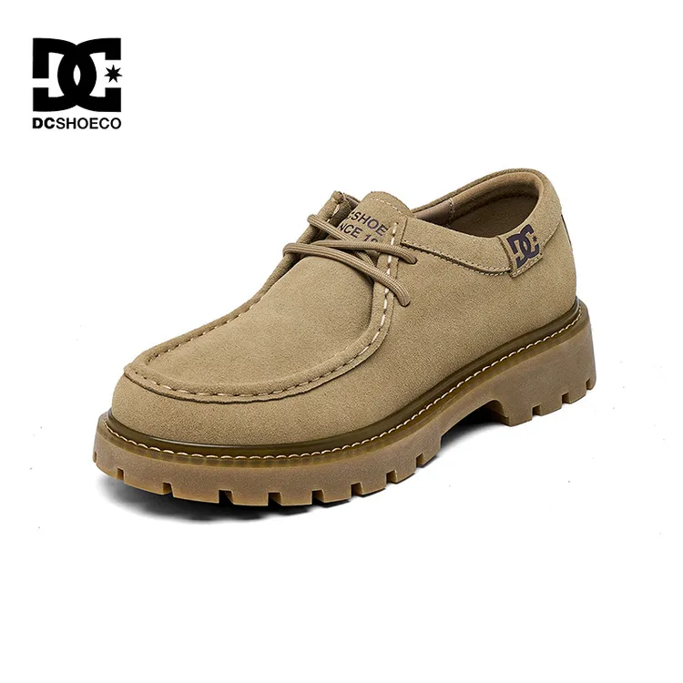 DCSHOES CRAG EDGE 2025新款男鞋英伦风时尚百搭复古低帮休闲皮鞋