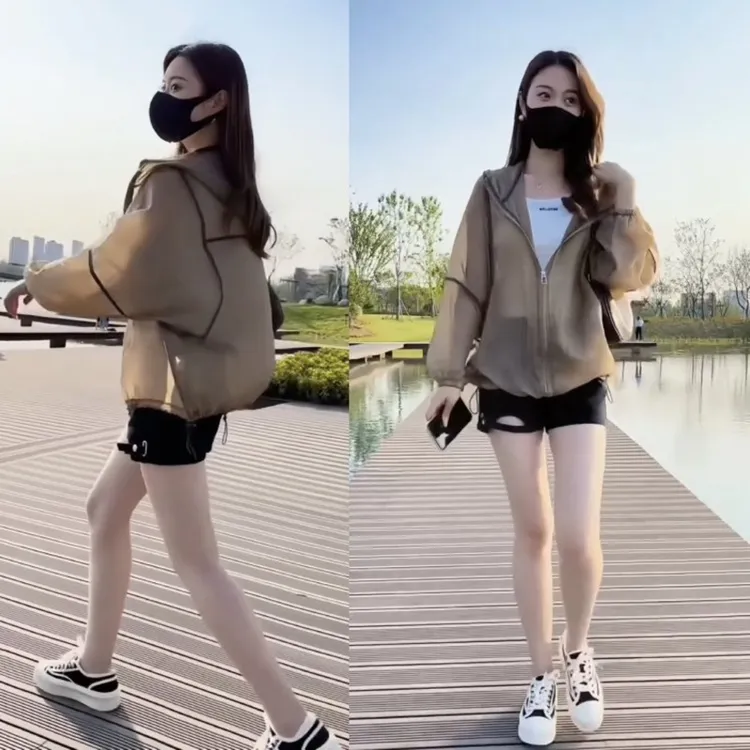 防晒衣服女款2025夏季新款网红爆款洋气外穿轻薄冰丝防紫外线外套