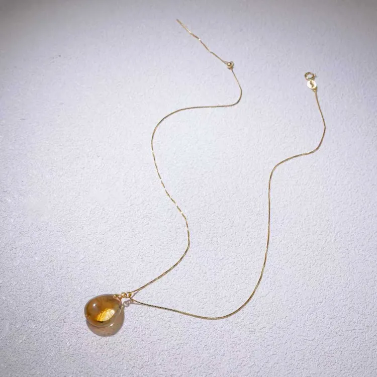 【长富】水晶项链925（天然珠宝多样性发其一）