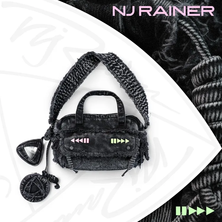 NJ RAINER 炒雪花手拎包时尚休闲单肩