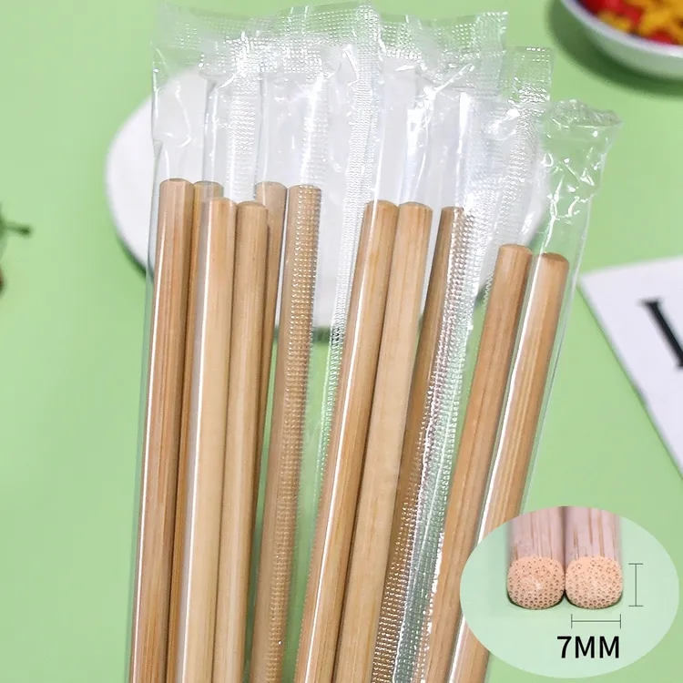 【无节独立包装】天然楠竹碳化加粗无漆无蜡长款纯色筷子加长火锅筷