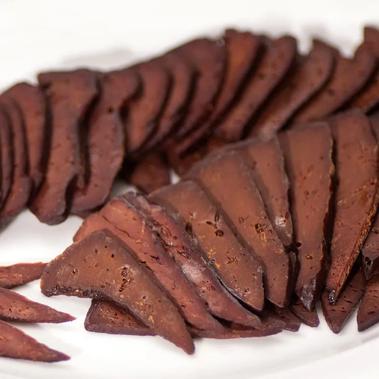 【腊猪肝】四川特产腊猪肝农家烟熏土猪腊肉偏咸腊猪干下酒菜