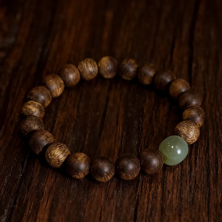 沉香男士沉香手串【一粒青岑】