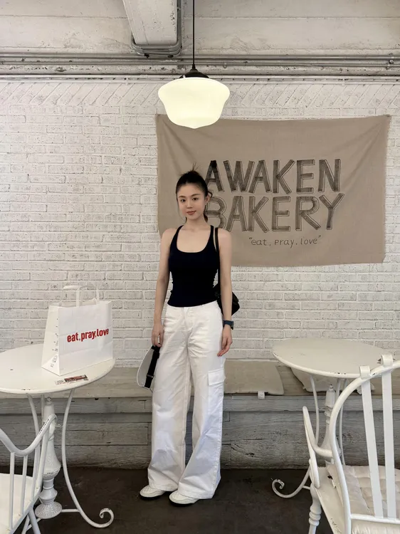 夏季新款纯欲慵懒风女装辣妹性感修身露背吊带背心休闲宽松阔腿裤