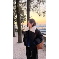 苏安家｜“小雪山派克”新国标90白鸭绒 羊毛领可脱卸派克服羽绒外套