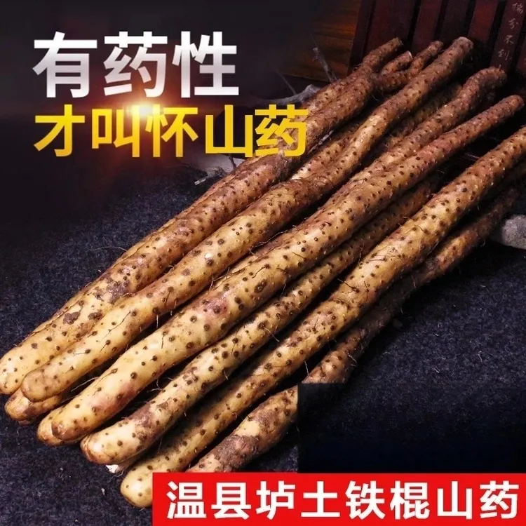 （官方授权）正宗河南焦作温县垆土铁怀山药新鲜特产五斤