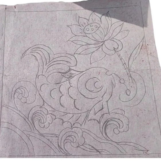 2025新年窗花剪纸民间传统剪纸十二生肖花鸟鱼虫剪纸定制桌面剪纸