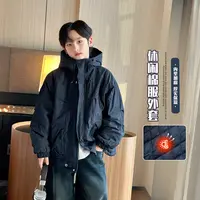 男童棉服冬季2025新款儿童工装外套加厚棉衣中大童夹棉保暖上衣潮